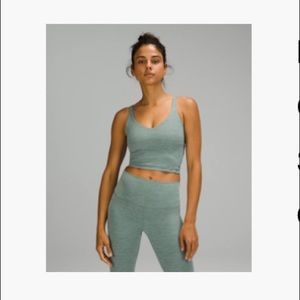 Lululemon Align Tank Bra Top 6 EUC HTF Heather RARE